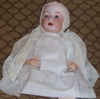 Character German Lori Baby Bisque Doll Composition Bent Limb Body 22
