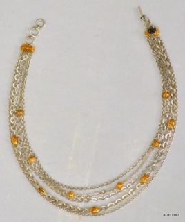 Magnificent New Lois Hill Sterling Silver Gold Multi Strand Repousse