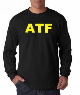 ATF Alcohol Tobacco and Firearms Long Sleeve Tee Shirt