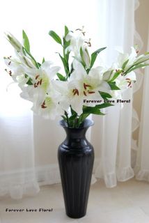 lifelike lily, extremely long stem, suit for the vase on the floor