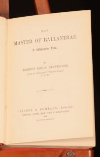 of Ballantrae A Winters Tale Robert Louis Stevenson First Ed