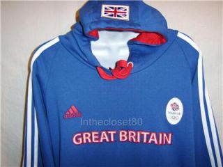 New Official Adidas London 2012 Olympics Team GB Mens Fleece Hoody