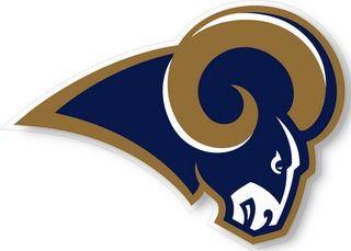 St Louis Rams NFL Logo Wall Window Sticker Decal