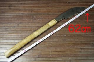 SIGNED JAPANESE Carpenters tools FORGED long handle SAW NOKOGIRI NR