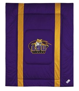 LSU Tigers Comforter Set Twin Full Queen SL NCAA Bedding Sets