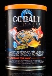 Cobalt Premium Goldfish Color Flakes Fish Food 8oz New