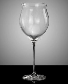 Oleg Cassini Wine Glasses, Set of 2 Grace Burgundy   Glassware