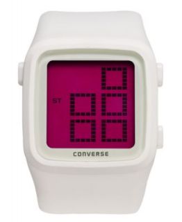 Converse Watch, Unisex Digital Full Court Yellow Silicone Strap 45mm