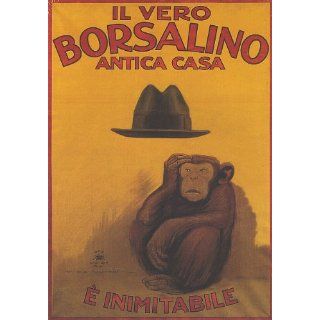 Original Vintage Fedora Borsalino Colombo Fur Felt Hat Size 4½