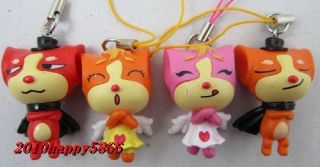 4pcs Very Lovely Lowrie Polymer Mobile Phone Charms Pendant 40x23mm
