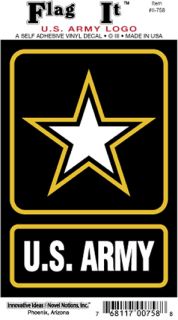 US Army Strong Star Logo Car Decal Sticker