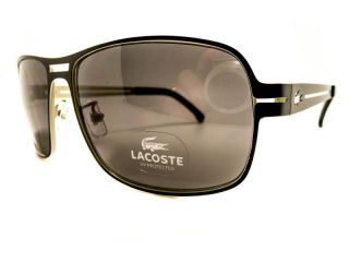 NEW AUTHENTIC LACOSTE L108S SATIN BLACK/GREY *FREE SINGLE VISION RX