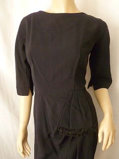 Party Dress Lucy Secretary 1950s 1960s Sz XS S by Henry Lee Mad Men