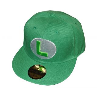 New Underground Kulture Green Luigi Super Mario Snapback Baseball Cap