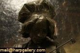 1900 era antique statue captures the young Lulli, English Lully