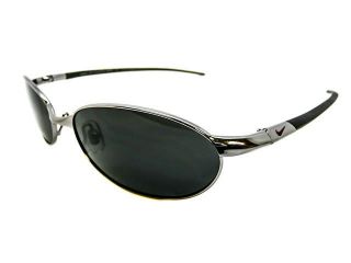 New Authentic Nike Sunglasses 4103 Chrome Black Matte Flexon Temples w