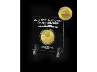 2012 BCS National Championship LSU Tigers vs Alabama Crimson Tide Gold