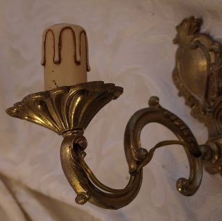 Stunning French Antique Gilt Bronze Sconces Wall Light