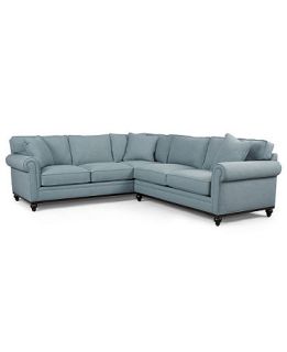 Sectional Sofa, Club 2 Piece 109W x 100D x 31H   furniture