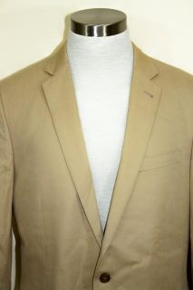 JCrew Ludlow 2 Button Suit Jacket Center Vent Chino Mens $248 Wheat