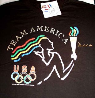 Muhammed Ali 96 Olympic Gold Torch RARE Signed Shirt