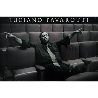 RARE Luciano Pavarotti Poster Vintage Pomegranate