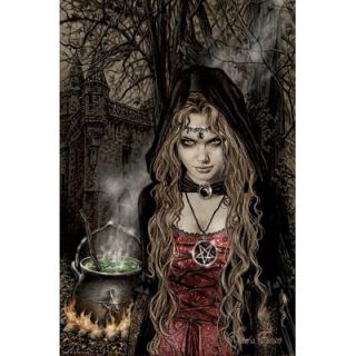 Victoria Frances Cauldron Art Poster Fantasy Goth Witch
