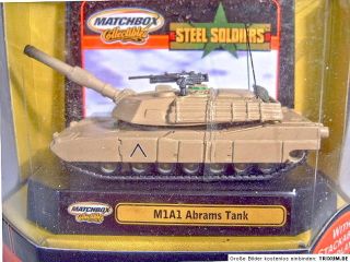 Matchbox USA Steel Soldier Serie M1A Abrams Tank