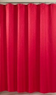 Style Wave Shower Curtain Red