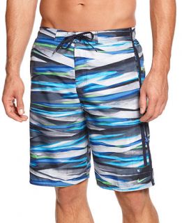 Nike Swimwear, Laser Stripes 11 E Board Trunk   Mens Swim