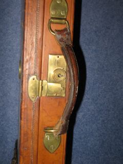 Period Vintage Leather James Macnaughton Double Gun Case C1897