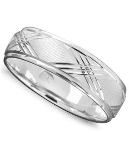 Ring, X Engraved Band (Size 6 13)   Rings   Jewelry & Watches