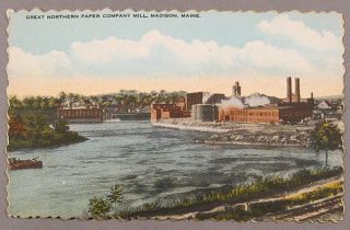 Madison Maine Paper Mill 1934