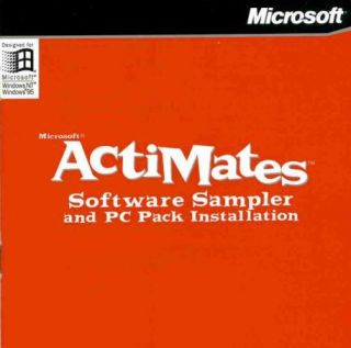 MS Actimates Software Sampler PC CD 4 Activities Set