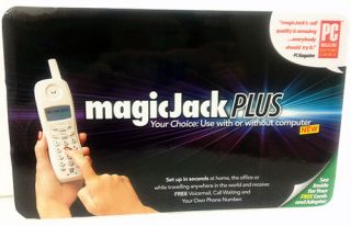 Twin Pack Magicjack Plus USB Phone Jack Free 1 Year Service