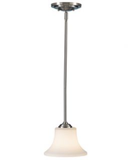 Murray Feiss Lighting, Brushed Steel Bell Pendant