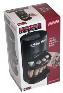 Money Miser Coin Sorter Bank New in Box Free Wrappers