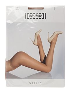 Wolford 15 denier sheer tights promotional pack Caramel   