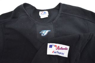Majestic MLB Baseball Therma Sweater Shirt XL Extra Large Blue JS