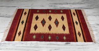 majestic designer handmade cotton yoga mat rug carpet size 61 x 36