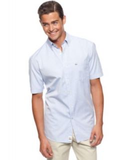 Lacoste Shirt, Short Sleeve Multi Check Slim Fit Shirt   Mens Casual
