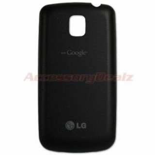 for Tmobile LG Optimus T P509 Black Battery Door Cover