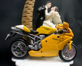 Diecast Bike Model Wedding Cake Topper Crotch Rocket Motorcycle