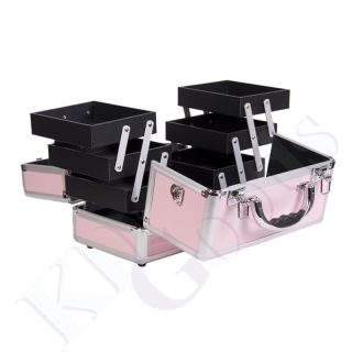 Cosmetic Makeup and Accessories Aluminum Train Case Prefect for