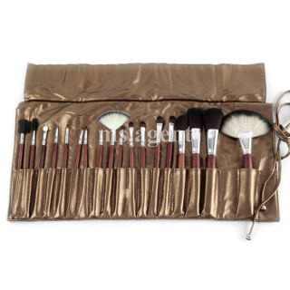 18pcs Makeup Brushes Set Eyeshadow Blush Mascara Comestic Tool + Case