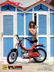 1978 Malaguti Fifty Scooter Original RARE Italian Color Ad
