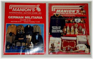 Manions Auction House Catalogs of German Historical Collectibles