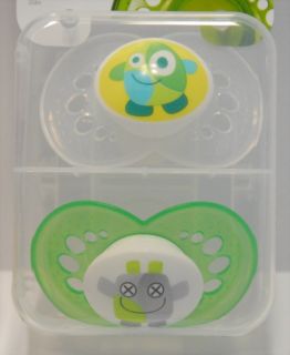 New MAM Baby Pacifiers Boy Girl 6 M Monsters 3 Styles
