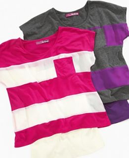 Epic Threads Kids T Shirt, Girls Layered Striped Twofers