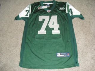 Nick Mangold Signed New York Jets Green Jersey PSA DNA Authentic Exact